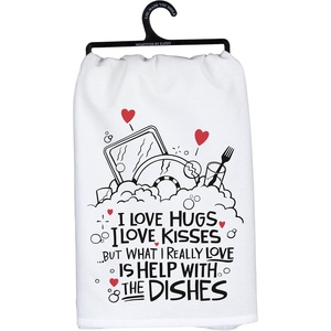 image:imagePrimitives by Kathy I Love Hugs Kitchen Towel