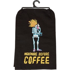 image:imagePrimitives by Kathy Kitchen Towel  Nightmare Before Coffee