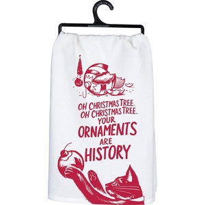 image:imagePrimitives by Kathy Kitchen Towel  Your Ornaments are History