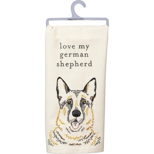 image:imagePrimitives by Kathy Love My German Shepherd Dish Towel