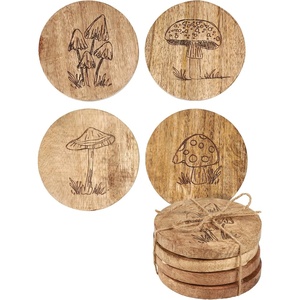 image:imagePrimitives by Kathy Mushroom Coaster Set