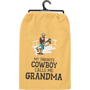 image:imagePrimitives by Kathy My Favorite Cowboy Kitchen Towel