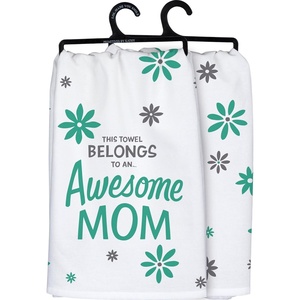 image:imagePrimitives by Kathy This Towel Belongs to an  Awesome Mom Decorative Kitchen Towel