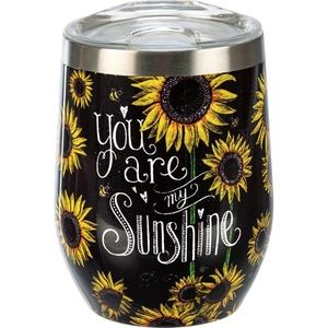 image:imagePrimitives by Kathy You Are My Sunshine Wine Tumbler