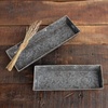 image:imagePrimitives by Kathy 39710 Galvanized Rectangular Trays Set of Two Rustic Tin