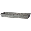 image:imagePrimitives by Kathy 39710 Galvanized Rectangular Trays Set of Two Rustic Tin
