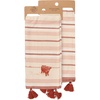 image:imagePrimitives by Kathy Highland Cow Striped Kitchen Towel