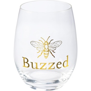image:imagePrimitives by Kathy Buzzed Home Dcor Wine Glass