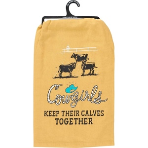 image:imagePrimitives by Kathy Cowgirls Keep Together Kitchen Towel