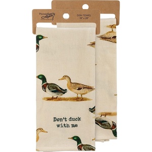 image:imagePrimitives by Kathy Dont Duck with Me Decorative Kitchen Towel Small