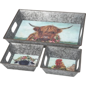 image:imagePrimitives by Kathy Floral Animal Tray Set