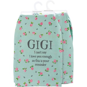 image:imagePrimitives by Kathy Gigi I Cant Say I Love You Enough So This is Your Reminder Decorative Kitchen Towel