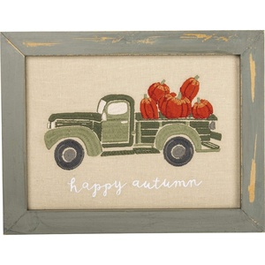 image:imagePrimitives by Kathy HandLettered FallInspired Dish Towel 28 x 28Inch Harvest BlessingsHappy Autumn