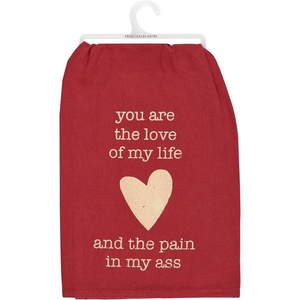 image:imagePrimitives by Kathy Love of My Life Kitchen Towel