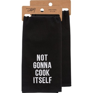 image:imagePrimitives by Kathy Not Gonna Cook Itself Decorative Kitchen Towel