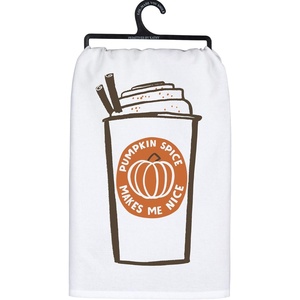 image:imagePrimitives by Kathy Pumpkin Spice Makes Me Nice Home Dcor Kitchen Towel