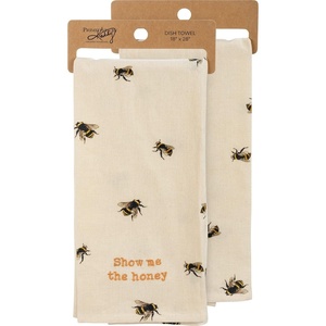 image:imagePrimitives by Kathy Show Me The Honey Kitchen Towel Small