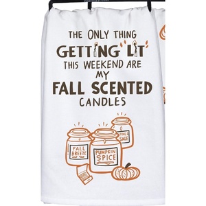 image:imagePrimitives by Kathy The Only Thing Getting Lit This Weekend are My Fall Scented Candles Home Dcor Kitchen Towel