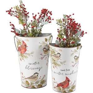 image:imagePrimitives by Kathy Wall Bucket Set  Winter Blessings