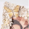 image:imagePrimitives by Kathy Photo Frame Antique Finish Sculpted Floral design adorn this charming vintage style photo framephoto holdernurseryweddinganniversarybirthdaygifttabletopdeskbedroom decorGarden