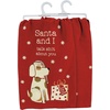 image:imagePrimitives by Kathy Santa and I Talk About You Dog Themed Decorative Kitchen Towel