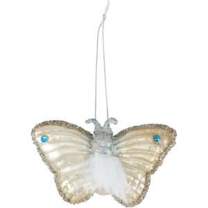 image:imagePrimitives by Kathy Glass Ornament  Moth Christmas Ornament Holiday Dcor Hanging Tree Decorations Festive Party Themed Gift