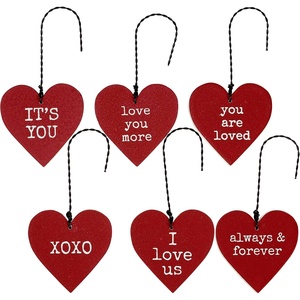 image:imagePrimitives by Kathy Love You More XOXO Love Us You are Loved Ornament Set