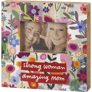image:imagePrimitives by Kathy Strong Woman Amazing Mom Home Dcor Box Photo Frame