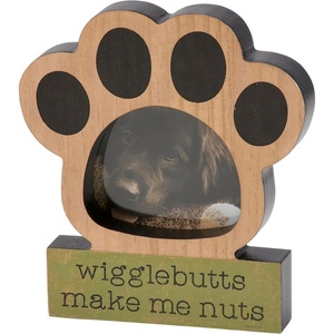 image:imagePrimitives by Kathy Wigglebutts Custom Paw Shape Block Frame
