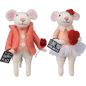 image:imagePrimitives by Kathy You are My Happy Place I Love You A Bushel and A Peck Decorative Critter Set