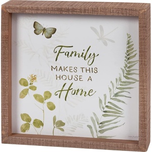 image:imagePrimitives by Kathy Family Makes This House A Home Home Dcor Sign