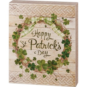 image:imagePrimitives by Kathy Happy St Patricks Day Home Dcor Sign