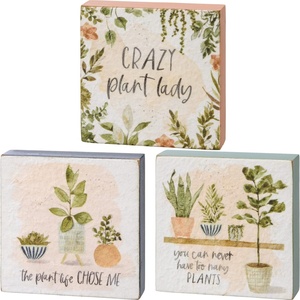 image:imagePrimitives by Kathy Home Dcor Sign Set Multicolor