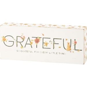 image:imagePrimitives by Kathy So Grateful Box Sign