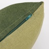 image:imagePrimitives by Kathy Pillow with Decorative Cover from Our Lake amp Cabin Collection displaying a Rustic Green Brown and Orange Stripe Pattern on the Front Inspired by Vintage Cabin Home dcorStriped Green