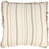 image:imagePrimitives by Kathy Pillow with Decorative Cover from Our Lake amp Cabin Collection displaying a Rustic Green Brown and Orange Stripe Pattern on the Front Inspired by Vintage Cabin Home dcorGreen