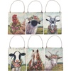 image:imagePrimitives by Kathy Floral Animal Ornament Set