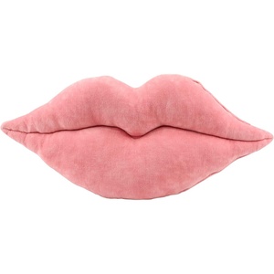image:imagePrimitives by Kathy Decorative Lip Shaped Pillow This Pillow is Fun Stylish Flirty Lip Design on Both Sides Soft Pink Color Stylish Great for DormBedroomGiftValentines DayBirthday