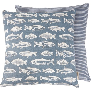 image:imagePrimitives by Kathy School of Fish Pillow with Decorative Cover 20 x 20