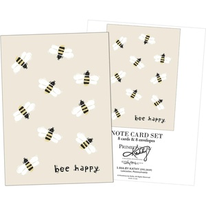 image:imagePrimitives by Kathy Bee Happy Bee Themed Notecards