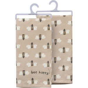 image:imagePrimitives by Kathy Bee Happy Dish Towel