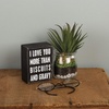image:imagePrimitives by Kathy 22213 Classic Box Sign Biscuits Neutral
