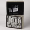 image:imagePrimitives by Kathy 23610 Chevron Trimmed Box Sign 4 x 5Inches Share My Life