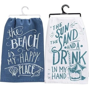 image:imagePrimitives by Kathy Beach Towel amp Drink in Hand Towel Bundle 28