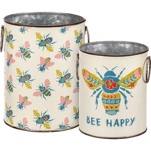 image:imagePrimitives by Kathy Bee Happy Decorative Bucket Set