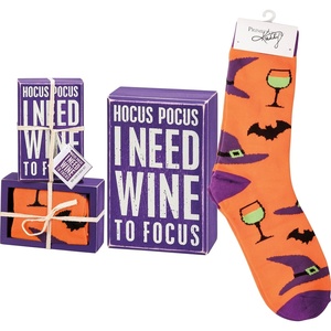 image:imagePrimitives by Kathy Home Dcor Sign and Sock Gift Set