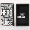 image:imagePrimitives by Kathy 33805 Box Sign 6 x 10 Save One Life Nurse