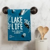 image:imagePrimitives by Kathy Lake Life Cuz Beaches Be Salty Decorative Kitchen Towel