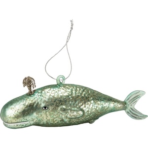 image:imagePrimitives by Kathy  Glass Ornament  Whale Shark