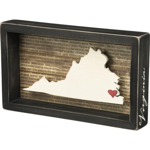 image:imagePrimitives by Kathy 27809 Box Sign 11 x 65 Virginia